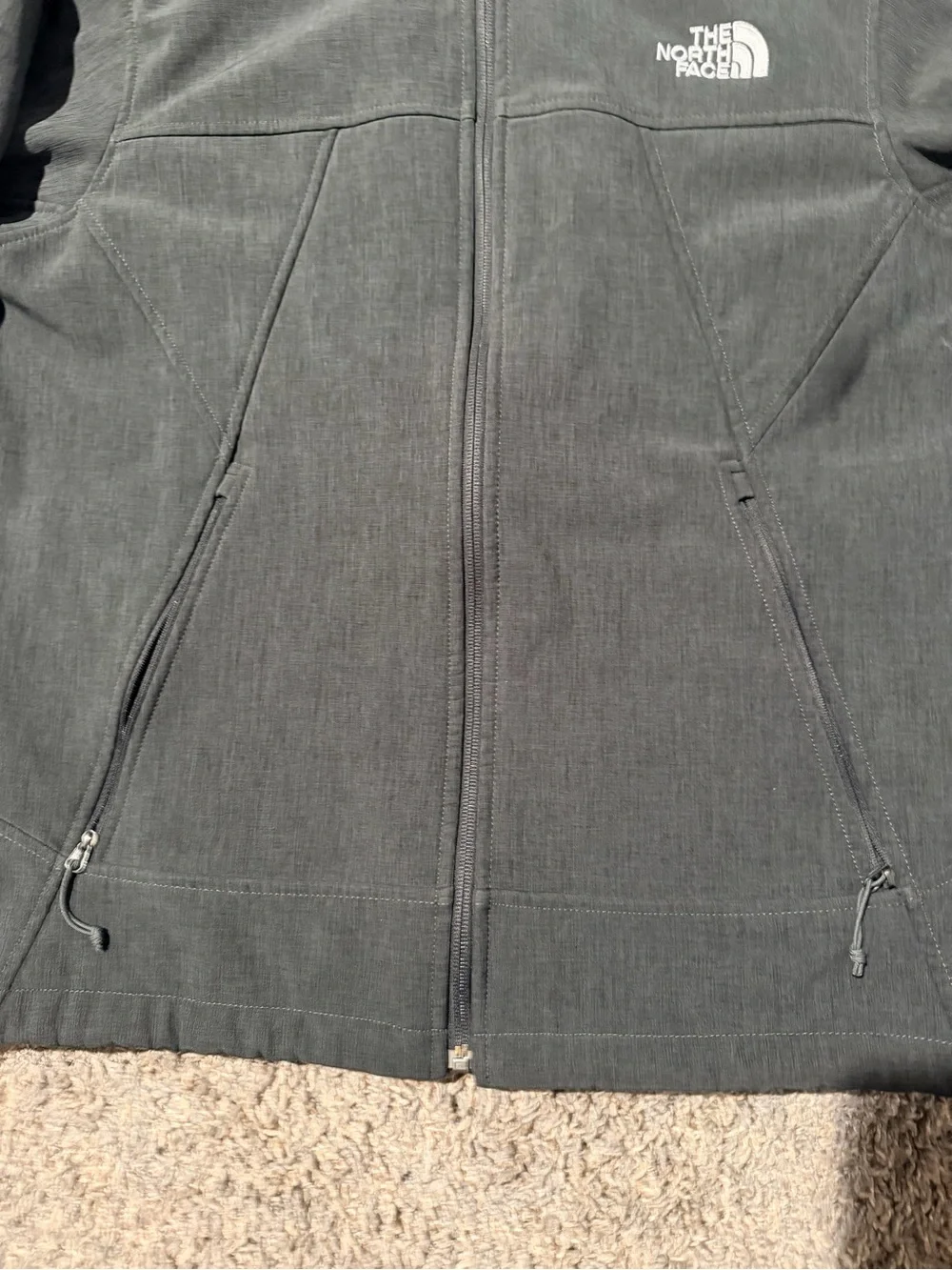 The North Face Men's Dark Gray Full-Zip Performance Jacket